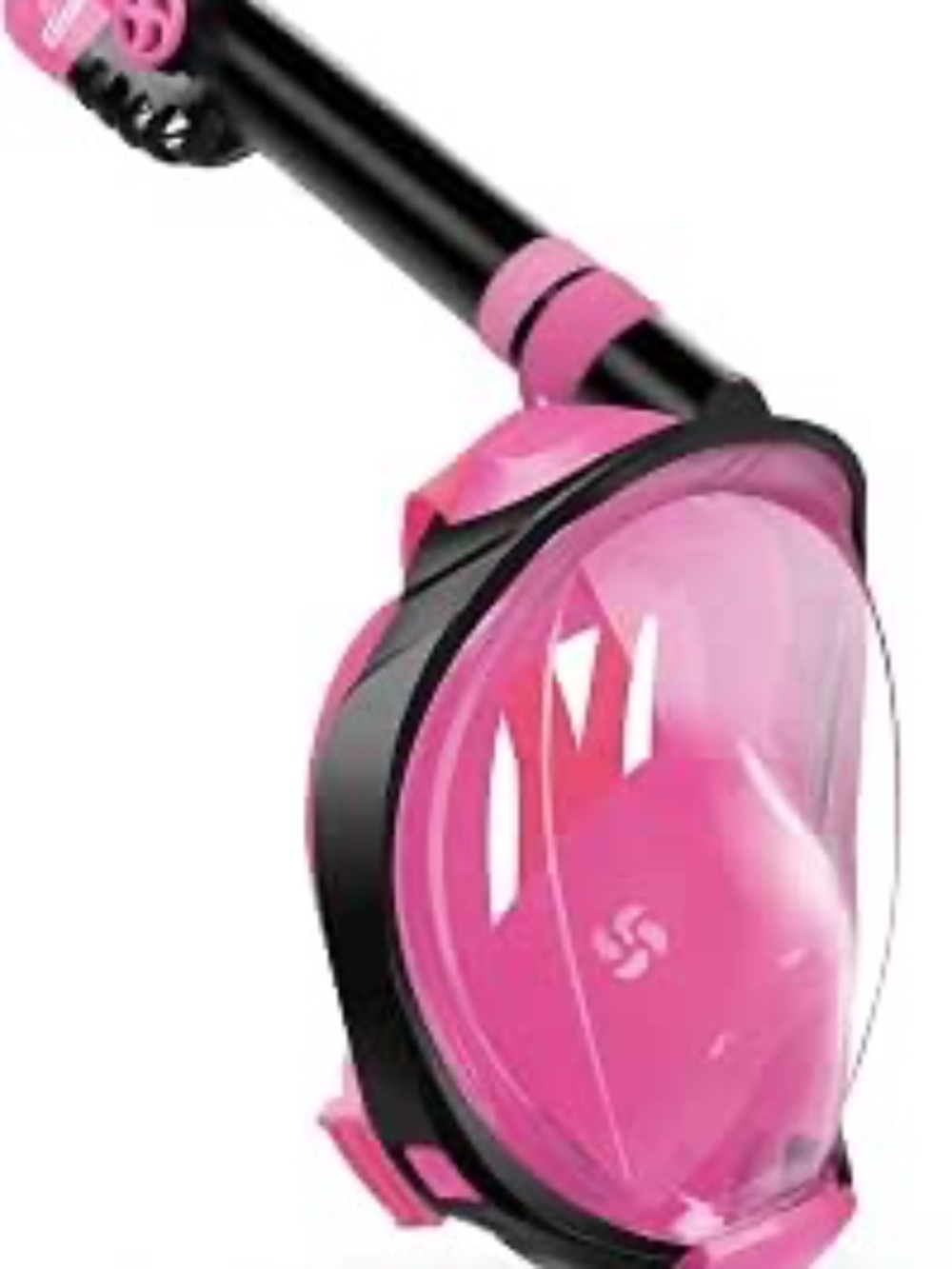 NWT Pink Full Face Snorkel Mask S/M